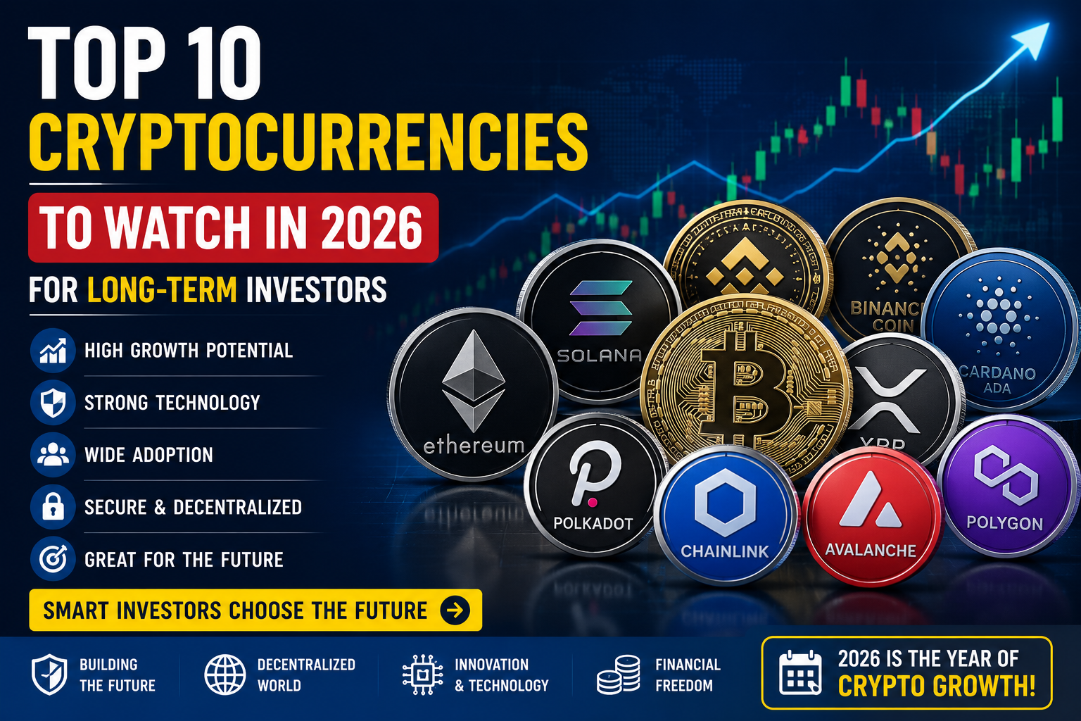 Top 10 Cryptocurrencies to Watch in 2026 for Long-Term Investors