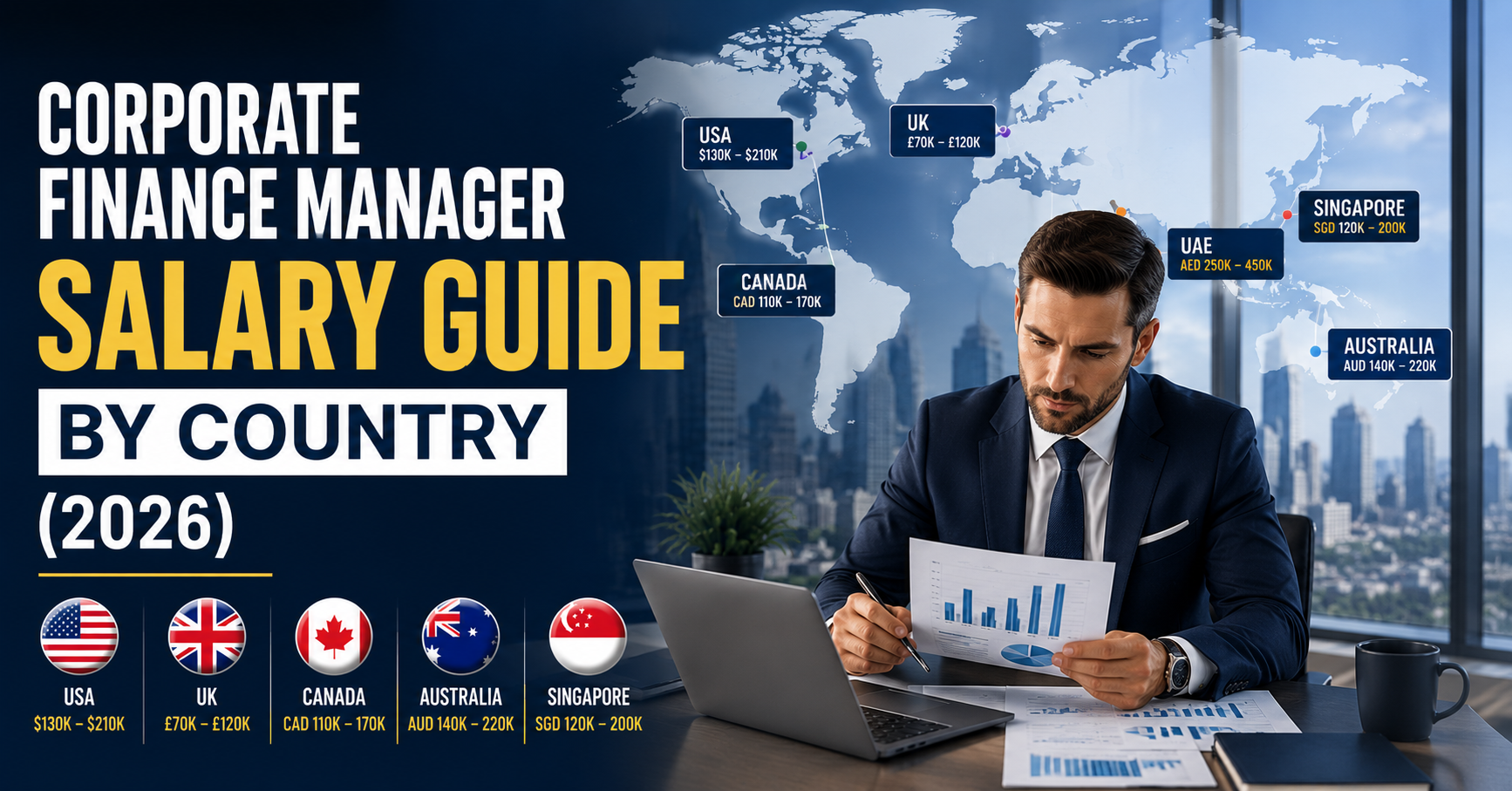 Corporate Finance Manager Salary Guide by Country (2026)